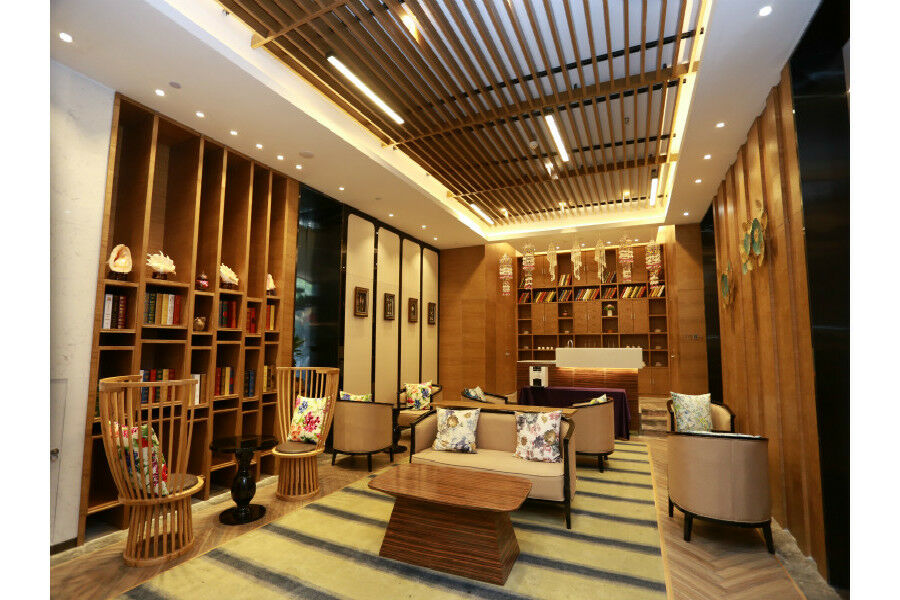 锦江都城酒店海南省政府日月广场免税店 Haikou  Buitenkant foto
